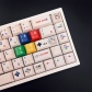 Child Interest 104+38 PBT Dye-subbed Keycaps Set for Cherry MX Mechanical Gaming Keyboard